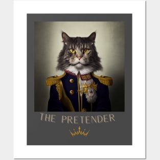 THE PRETENDER CAT Posters and Art